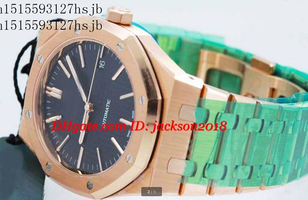 

factory seller high-quality factory seller luxury watches wristwatch rose gold black dial 41mm automatic men's dive watches, Slivery;brown