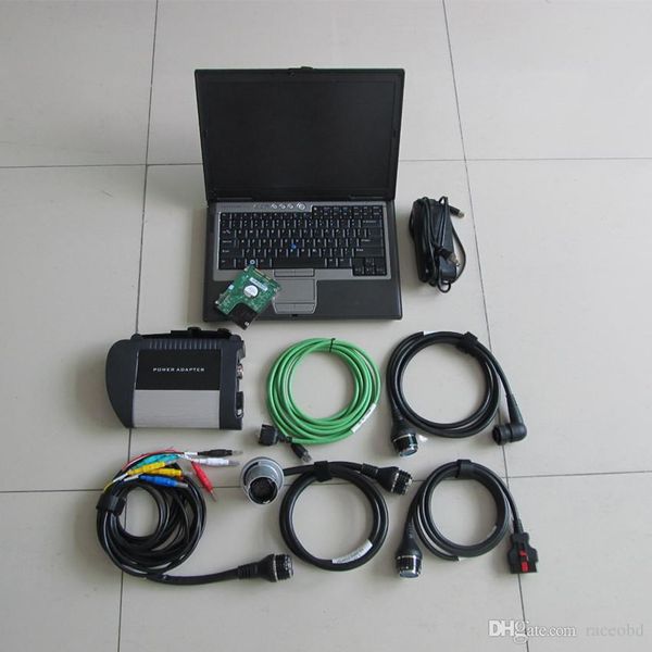 scanner per strumenti diagnostici per camion auto mb star c4 d630 laptop con computer hdd da 320 GB set completo pronto per l'uso