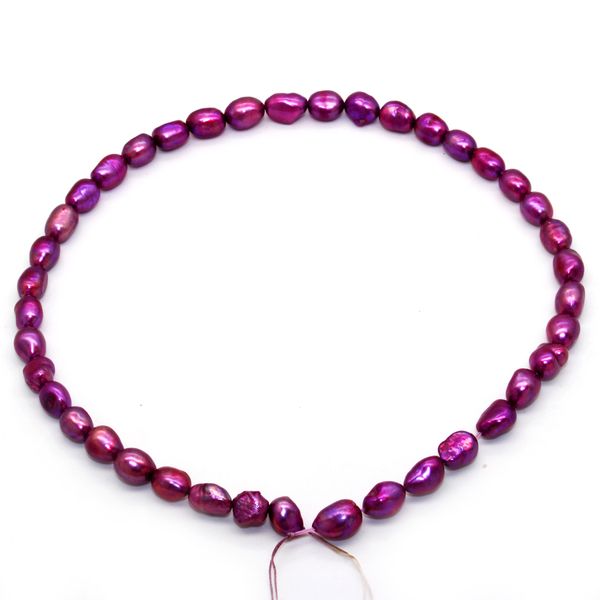 

fashion simple freshwater pearl gift 8-11mm irregular freshwater pearl string