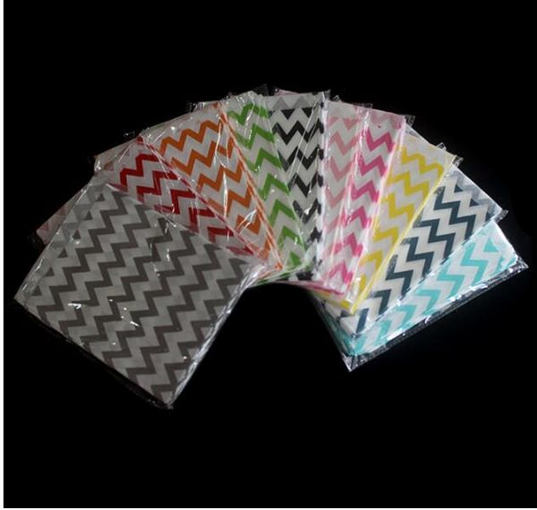 

25pcs paperboard popcorn bag wavy stripes candy box christmas goodie bags printed paper bags wedding birthday decoration