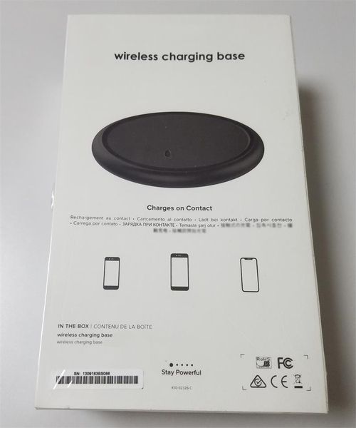 

Wirele charger charging for am ung 6 7 edge 8 plu iphone x 8 fanta y high efficiency pad with retail package
