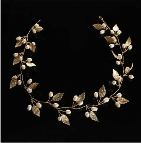 

европейские и американские невесты, ручной жемчуг, волосы, золото, серебро, невесты, аксессуары и головные повязки, Slivery;golden