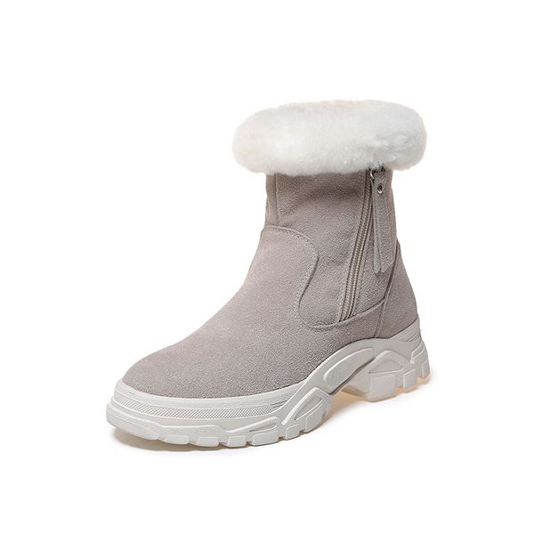 

high ankle female snow boots winter sneakers for women walking shoes suede young sport sneaker brand plush warm traveling shoe 7