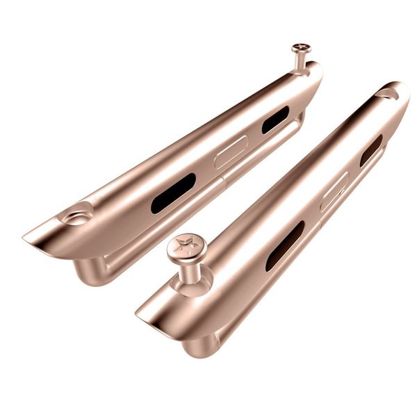 

A pair Seamless Metal Aluminum Watchband Connector Adapter For Apple Watches 38mm&42mm Strap Watchband Linker Tool free