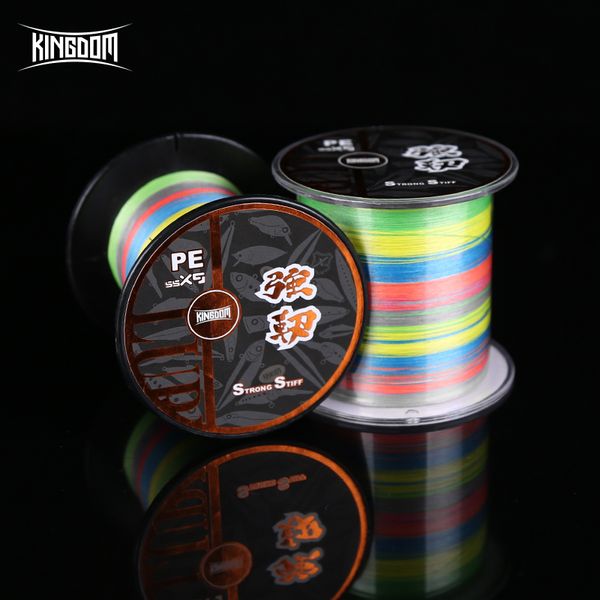 

kingdom fishing line 300 and 500 meters pe 9 strands weaves pe braid line 15 - 65 lb super strong multifilament for fishing