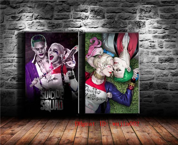 2019 Harley Quinn Joker 2p Canvas Painting Living Room