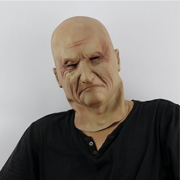 

xmas realistic latex old man mask male disguise halloween fancy dress head rubber party masks masquerade cosplay props