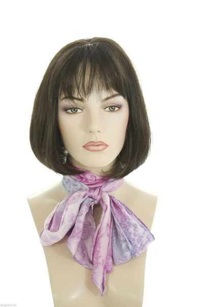 

fashion cos womens dark brown short wavy hair wigs, Black;brown