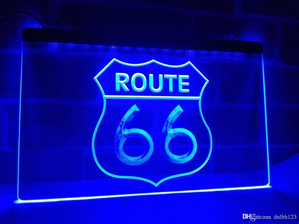 

Lb371b hi toric route 66 mother road led neon light ign