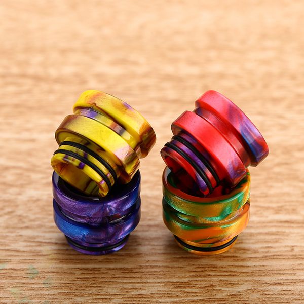 

810 Drip Tip Epoxy Resin Mouthpiece for TFV8 TFV8 Big Baby TFV12 Prince Tank Atomizers E Cigarette Accessories DHL Free