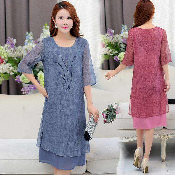 

2017 brands new plus size 5xl summer women dresses vintage elegant female loose diamonds dress chiffon ruffles vestidos, White;black