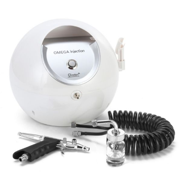 

korea model o2 oxygen jet peel water oxygen skin rejuvenation acne removal skin care machine omega, Black;white