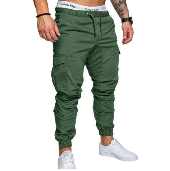 

haifux brand men pants hip hop harem joggers pants 2018 male trousers mens joggers solid multi-pocket pants sweatpants m-3xl, Black