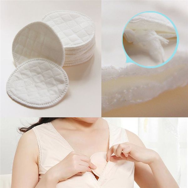 

10pc et oft ab orbent cotton wa hable reu able brea tfeeding brea t nur ing pad