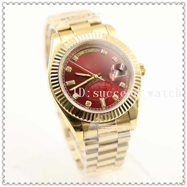 

43 Оптовая 2017 года новый 18-каратного золота DAYDATE с автоподзаводом механический мех
