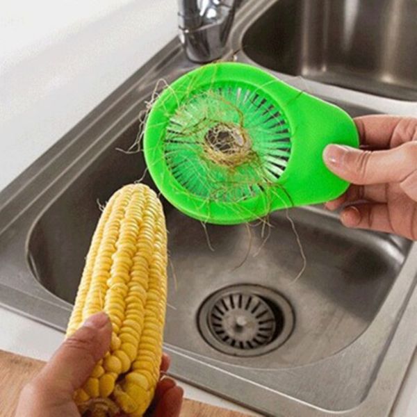 

practical plastic corn brushes labor saving manual cleaning brush for home kitchen cooking fruit vegetable tools durable 3 9mg bb