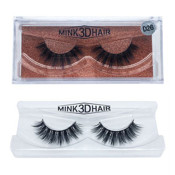 

15 styles colorful 3d mink lashes thick real mink hair false eyelashes natural for beauty makeup extension fake eyelashes dhl free