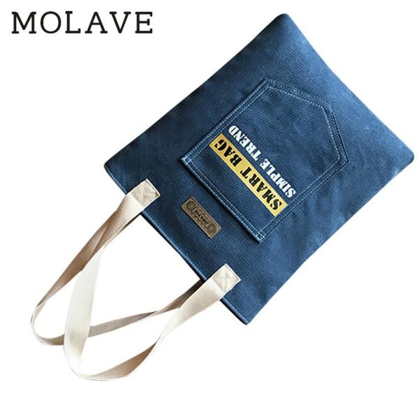 

molave handbag bag female solid bags for women zipper fashion women canvas handbag shopping bags shoulder folding bag mar6