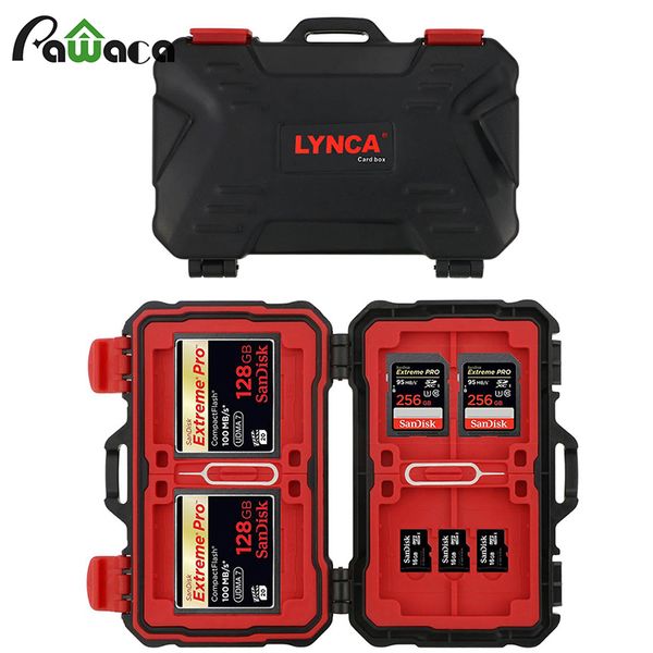 

portable travel memory card case carrying holder organizer waterproof 24 slots memory card case box for pin tf&sd&cf cards