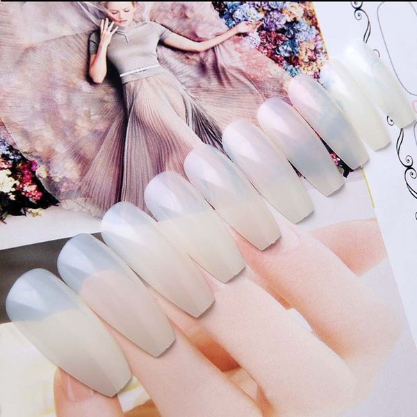 

120pcs /lot acrylic nail tips false nails fullwell white full cover fake nail art tips french tools, Red;gold