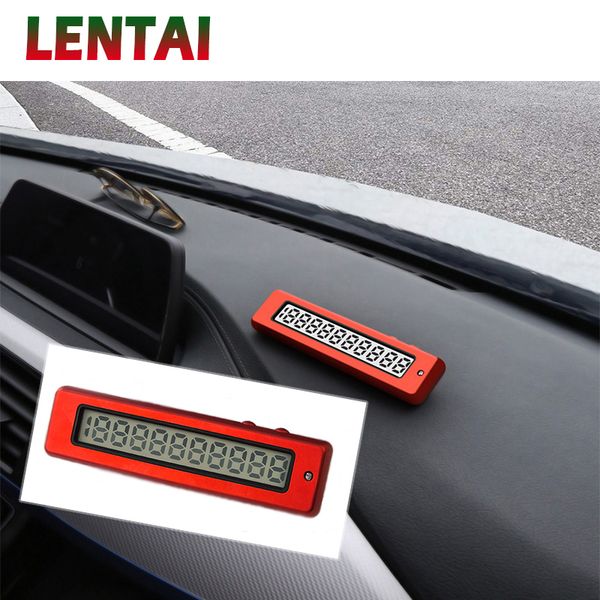 Lentai Car Interior Parking Card Led Night Light Digital Display For Vw Polo Golf Mk4 4 Mk7 Touran T5 Bora Rapid Auto Interior Decorators Auto