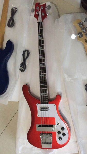 

wholesale new rick. 4 string 4003 electric bass guitar in metal red 170222