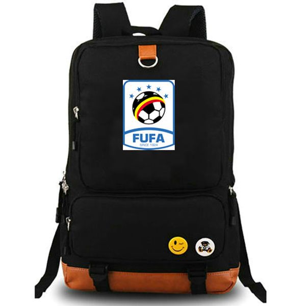 

fufa daypack uganda country team school bag bird ball emblem football badge day pack computer rucksack sport schoolbag outdoor backpack