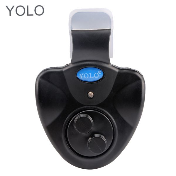 

yolo electronic fishing bite alarm led light wireless sound alert buzzer with loud alarm and bright led flashlight