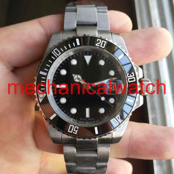 

luxury watches ceramic bezel 116610 stainless steel automatic mechanical mens watch sweep movement wristwatch, Slivery;brown