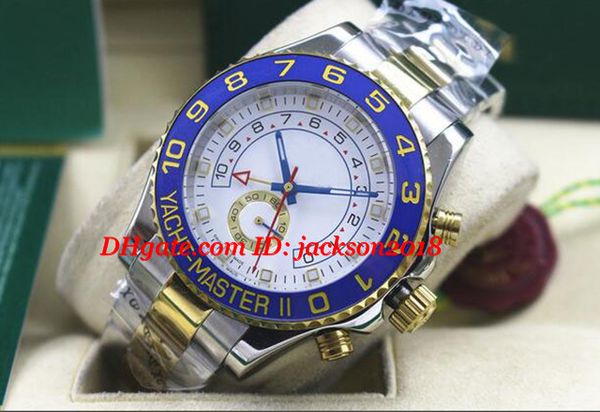 

mint ii 44mm two-tone gold white ceramic 116681 watch mechanical automatic men watches luxury wristwatch