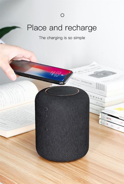 

Ba eu portable bluetooth peaker with wirele charger fa t charging qi wirele charger peaker for ix 8 am ung 9 8