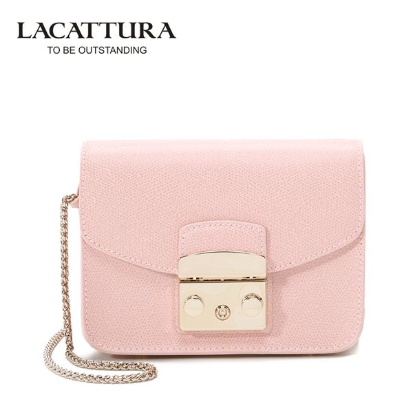 

a1312 lacattura brands mini flap bags crossbody bags cow leather clutches bag bolsos women bolsa feminina shoulder messenger bag