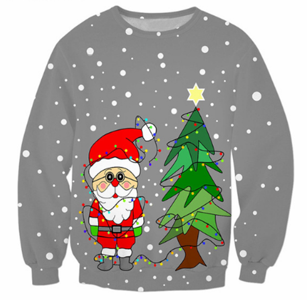 

нове модне женкие / мђжкие игѬивй ана-christma мене 3d пеаи harajuku поведнев Black