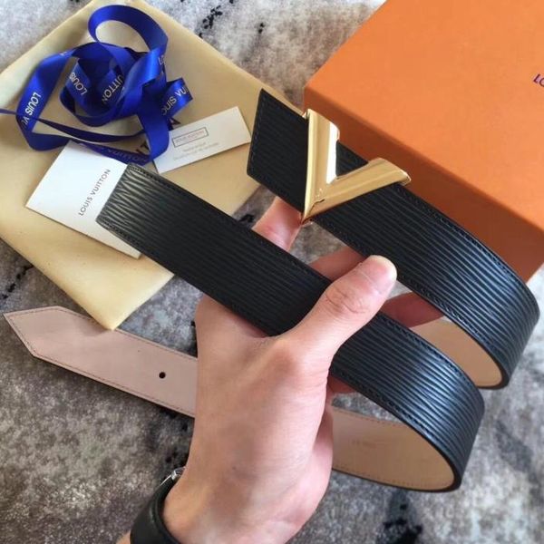 

luxury fashion contracted genuine leather belt personality luxury smooth buckle men women designer belts, Black;brown