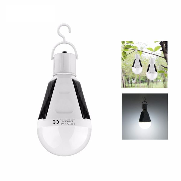 Upgrate portátil Bulb Outages 7W 12W 85V-265V Smart Power E27 LED recarregável Solar lâmpada de emergência com interruptor para Caminhadas Camping Pesca