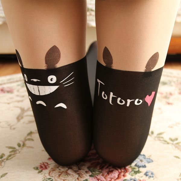 

fashion women's tights korean beauty cute stocking panty hose cat women's knee high leg warmer pantyhose girl stockings, Black;white