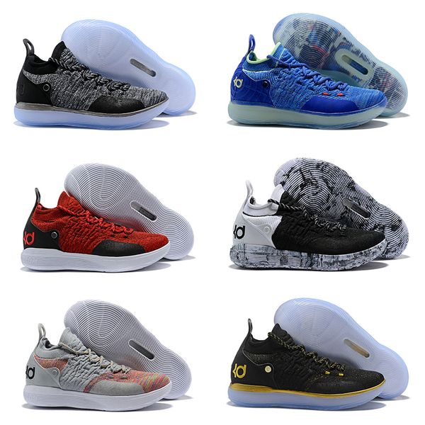 

KD XI 11 EP Still Black Grey Параноидальная голубая мужская баскетбольная обувь Kevin Durant 11s Мно