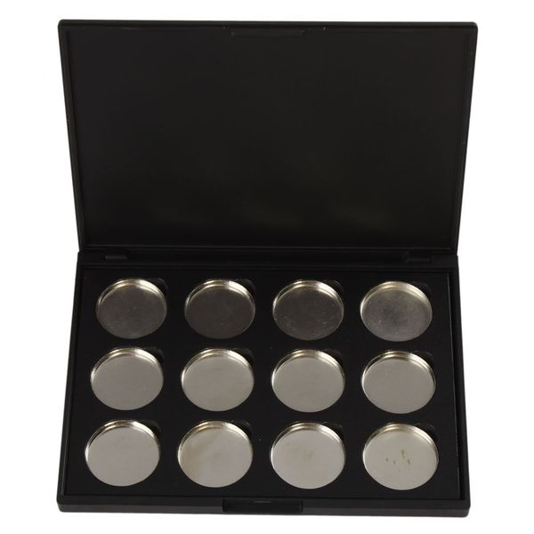 

eyebrow tools & stencils wholesale 10 pack makeup cosmetic empty 12 pcs aluminum magnetic eyeshadow eye shadow pigment pans palette case