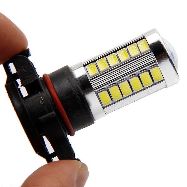 

2pcs 2018 new 5630 chip led h16 33smd white lamp car fog light bulb auto 12v parking reverse tail lights car light source
