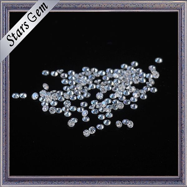 

wholesale small size h near white color 150pcs/pack white beads 1.0mm round shape moissanites loose stone for jewelry making, Black