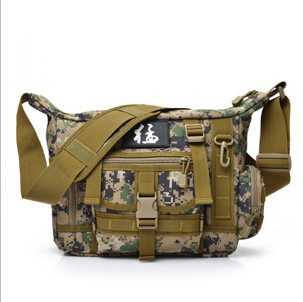 

2017 new camouflage shoulder bag diagonal package men and women travel bag canvas mountaineering