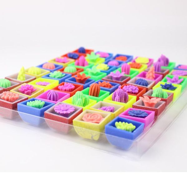 

dhl 5set magic plant flowers growing in water cactus toys soaking expansion can grow expand water absorption children toys cactus can grow