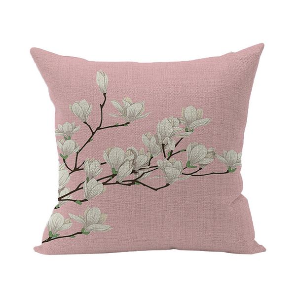

2018 gajjar vintage retro cotton linen waist throw pillow case colorful pillow cover