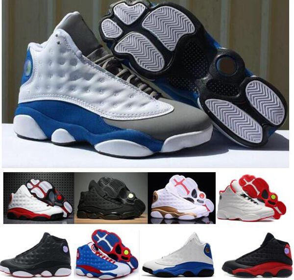 

Новый 13 13s черный кот Hyper Royal olive пшеница GS Бордо DMP Чикаго мужчины баскетбольная обувь 13s спортивные кроссовки тренеры размер 36-47