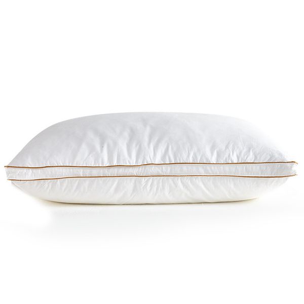 

five-star l cotton pillow student 2-4cm white feather filled 48cmx74cm
