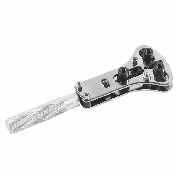 

genboli 1tool+18parts/set steel watch case opener repair tools adjustable screw remover waterproof wrench set pins replaceable