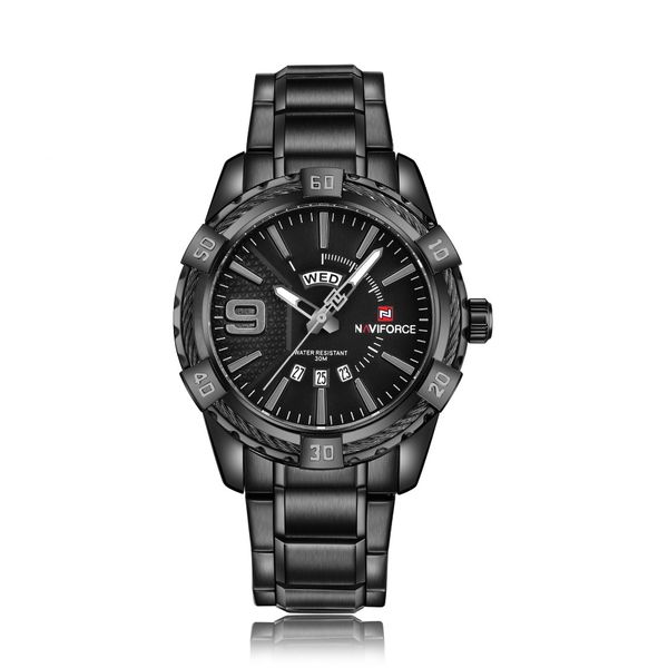 

imported steel belt quartz brand waterproof men's watch, Slivery;brown