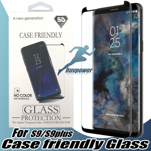

Дело дружественных 3D изогнутые закаленное стекло для Samsung S10 Note 10 9 S9 S8 плюс Mate 20 P30 P