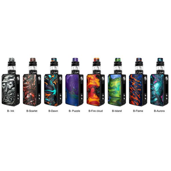 

Оригинал Voopoo Drag 2 Starter Kit 177W TC Box Mod с Uforce T2 Tank GENE Обломок Innovative U2 Режим FIT N3 Mesh Coil