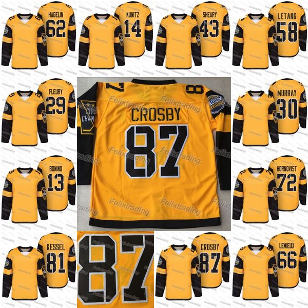 

81 Phil Kessel 2017 Stadium Series Jersey Sidney Crosby Matt Murray Kris Letang Evgeni Malkin Men Women Youth Hoceky Jerseys